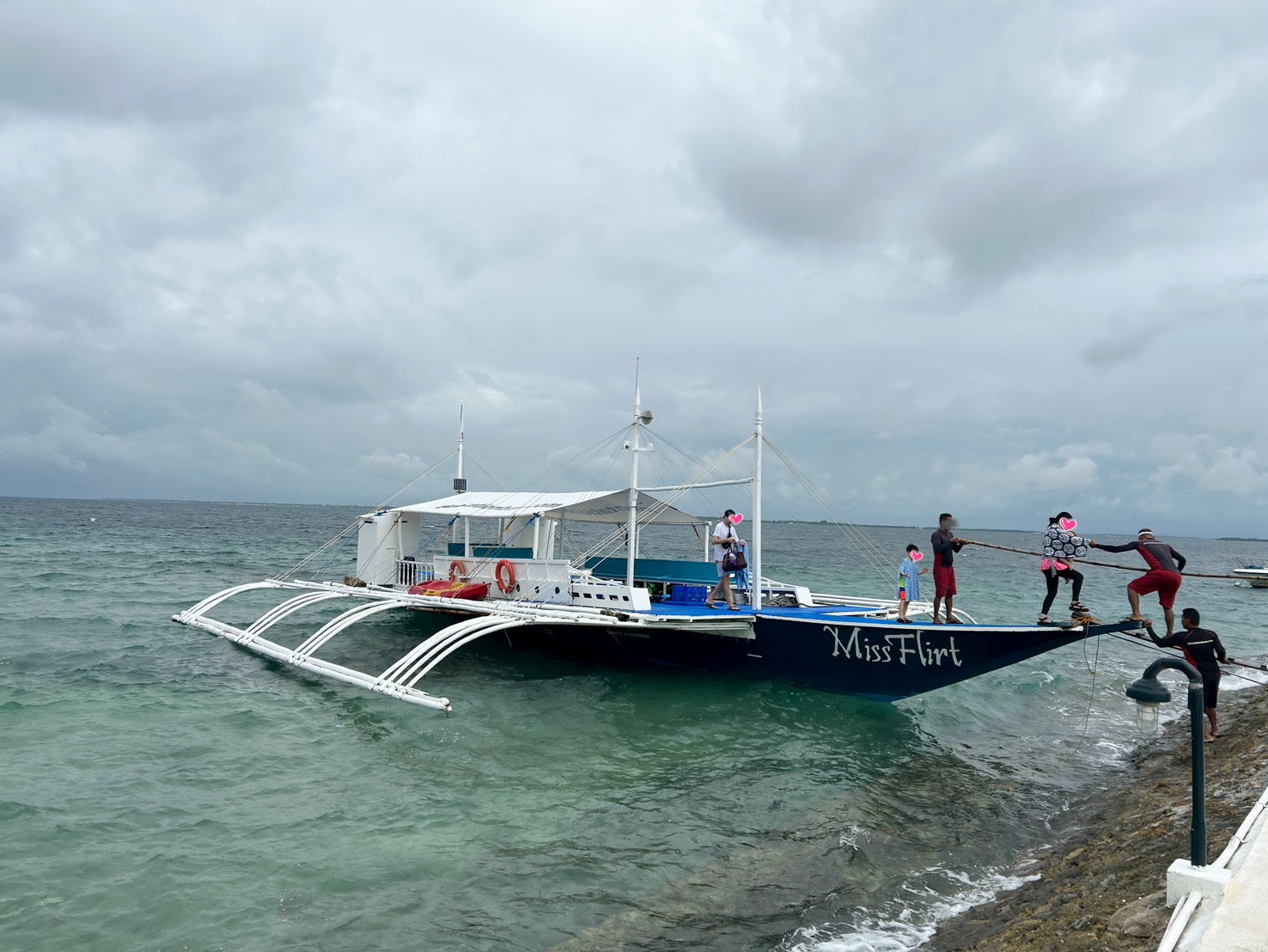 雨の中無事ホテルに到着