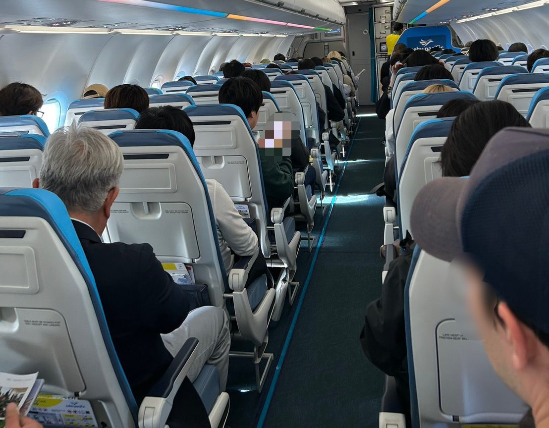 セブパシフィック航空機内