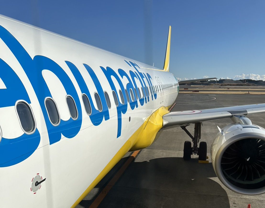 セブパシフィック航空の飛行機外観