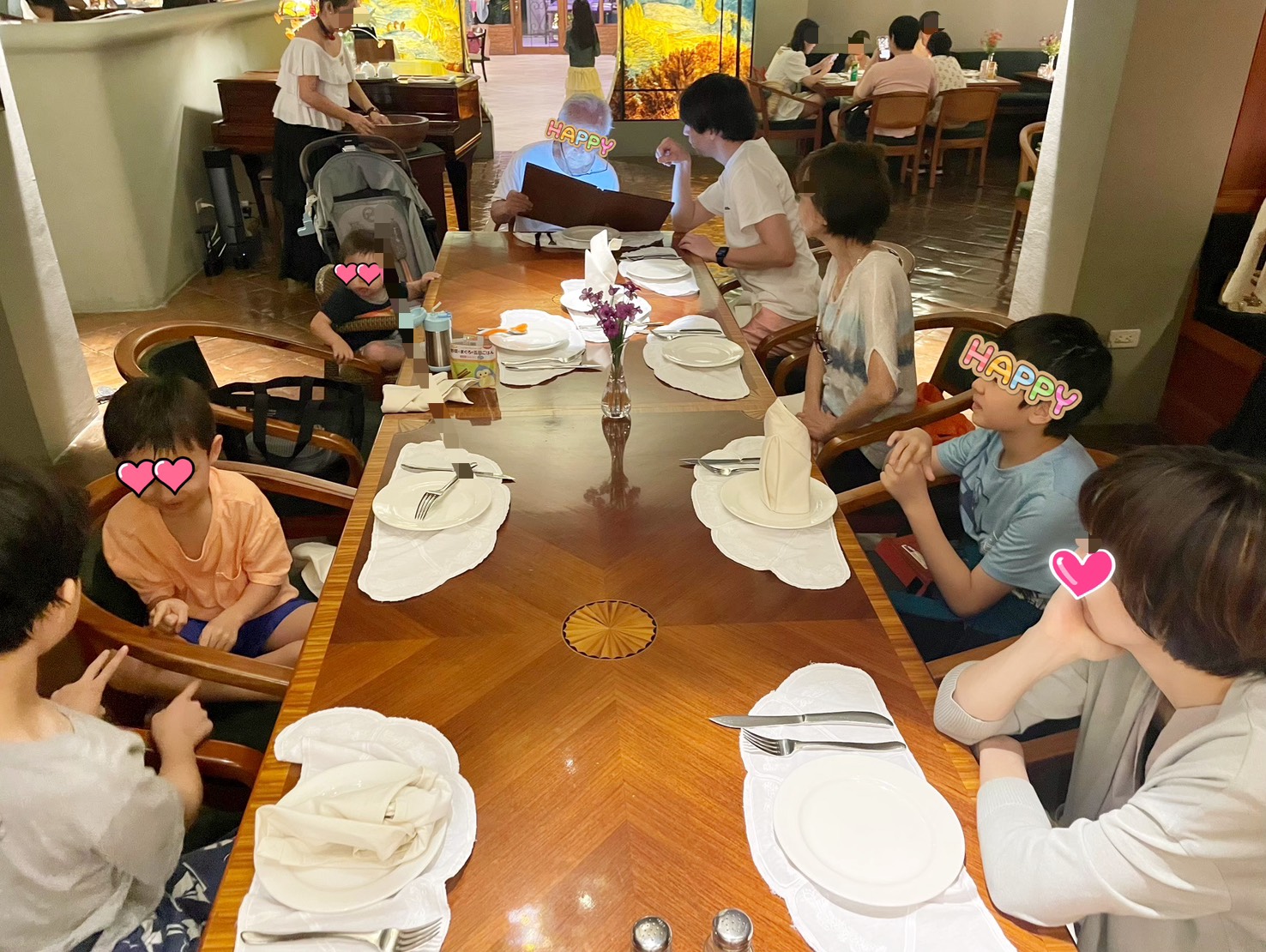 パレルモレストランの雰囲気