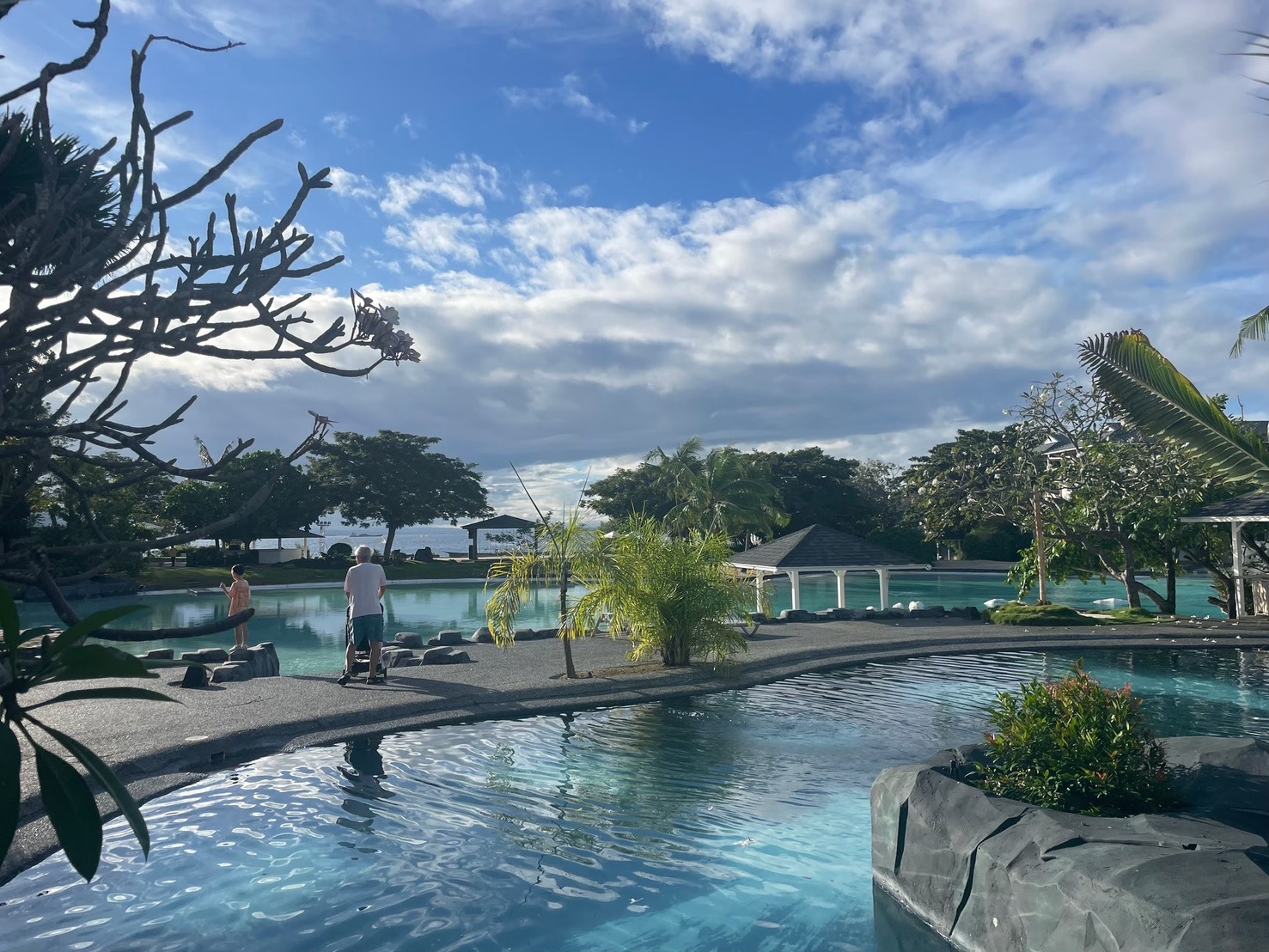 ププランテーションベイの散策風景