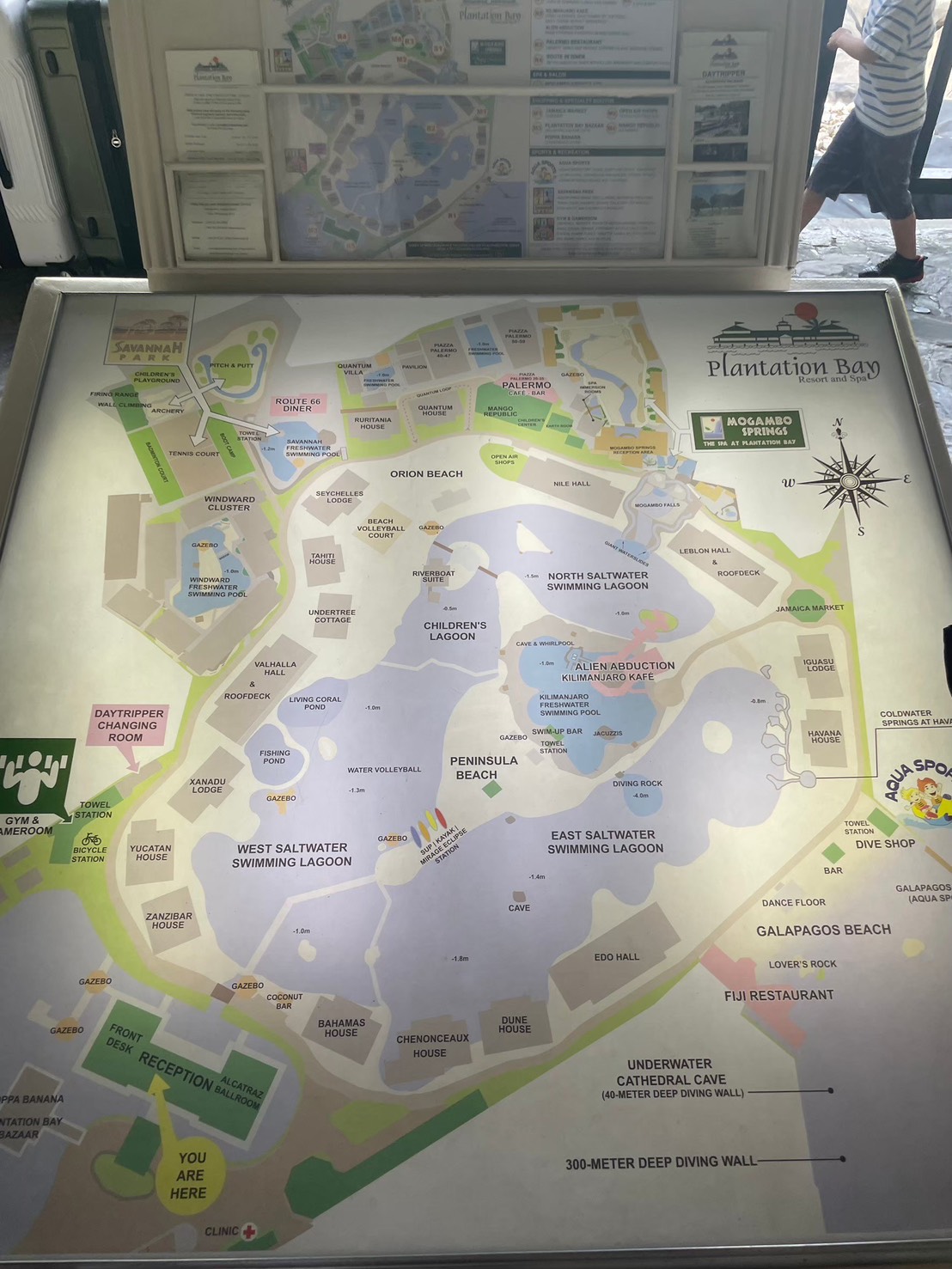 プランテーションベイのリゾートマップ