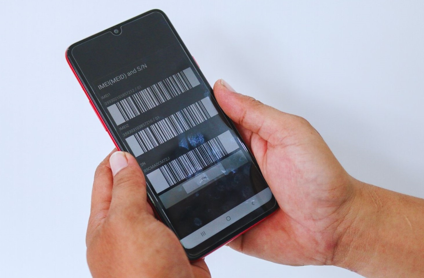 IMEI登録手続き