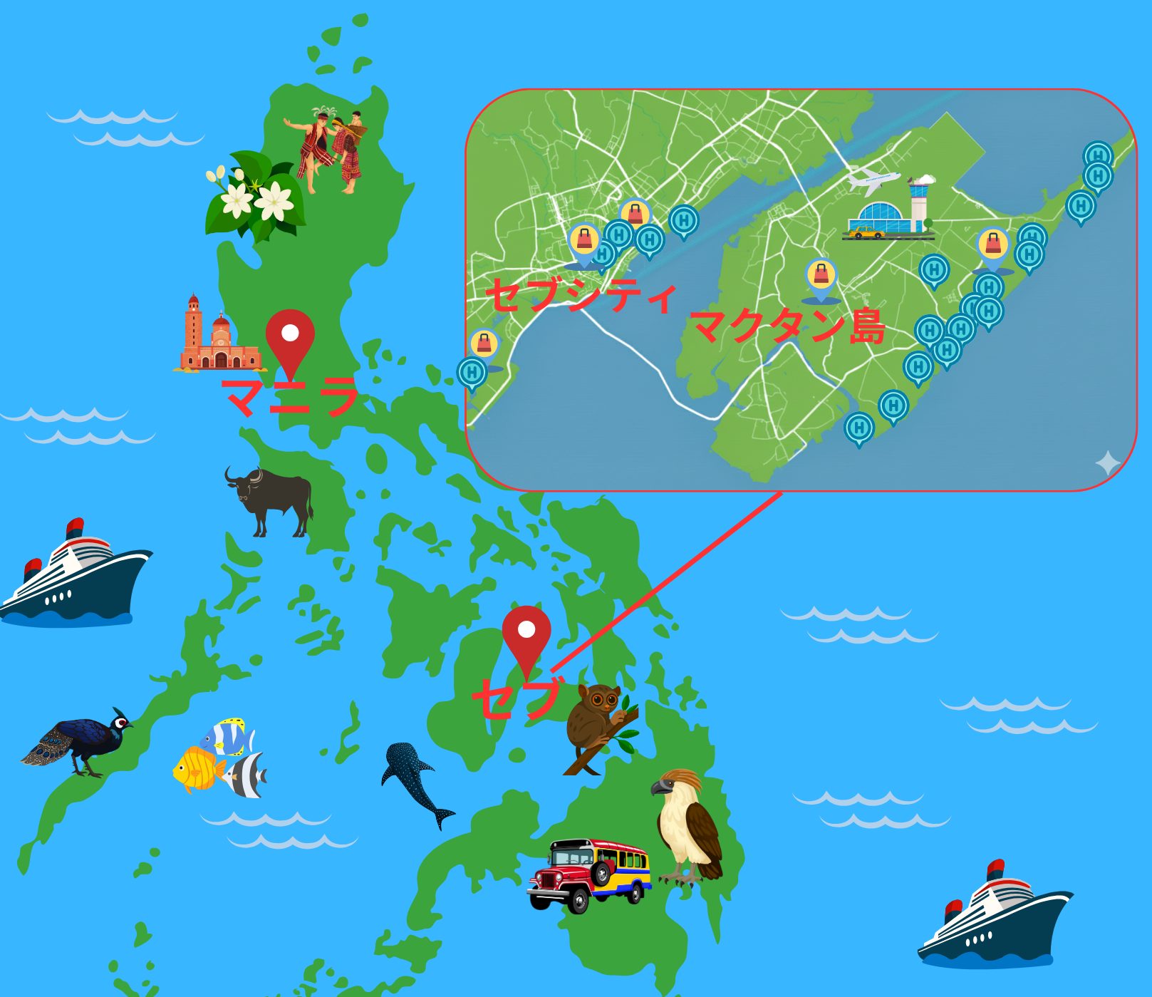 フィリピン地図