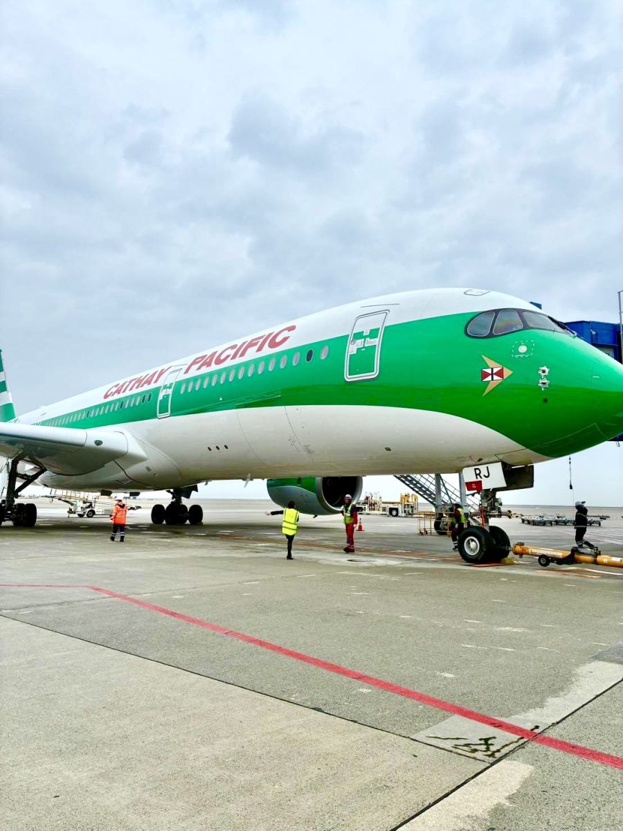 キャセイパシフィック80周年特別塗装機